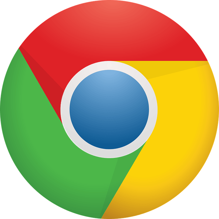 Google Chrome browser logo icon with red, green and yellow segments around a blue centre circle