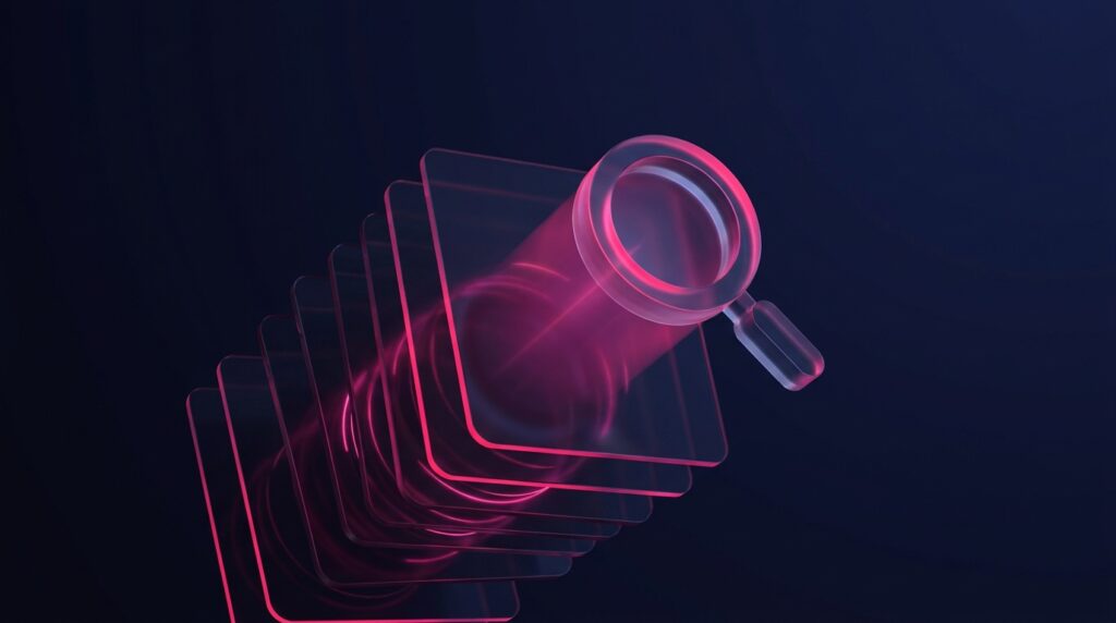 Website FAQs and user guides abstract illustration